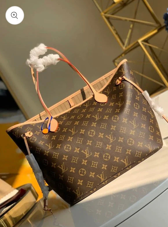 Icons Monogram Leather Tote Bag